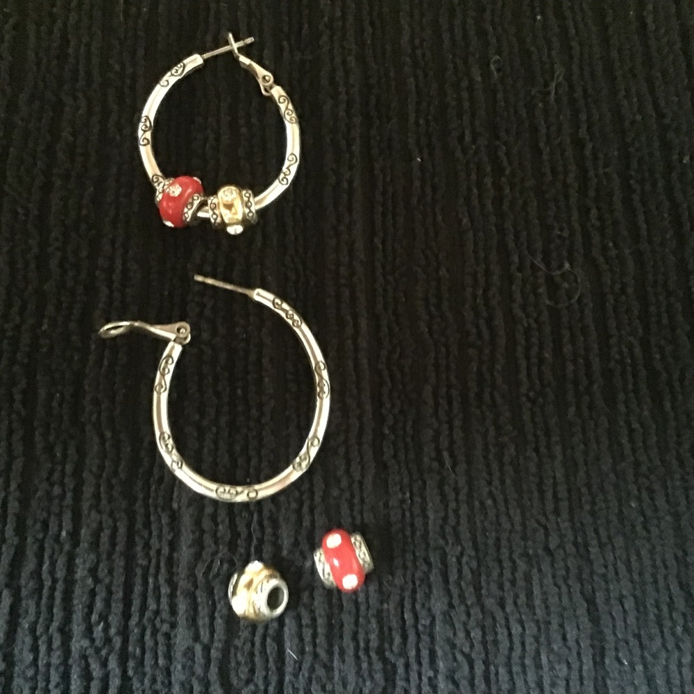 NEW Brighton earrings with removable beads